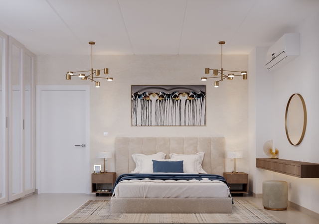 Central Region Townhouse Type 03 Bedroom1 غرفة نوم