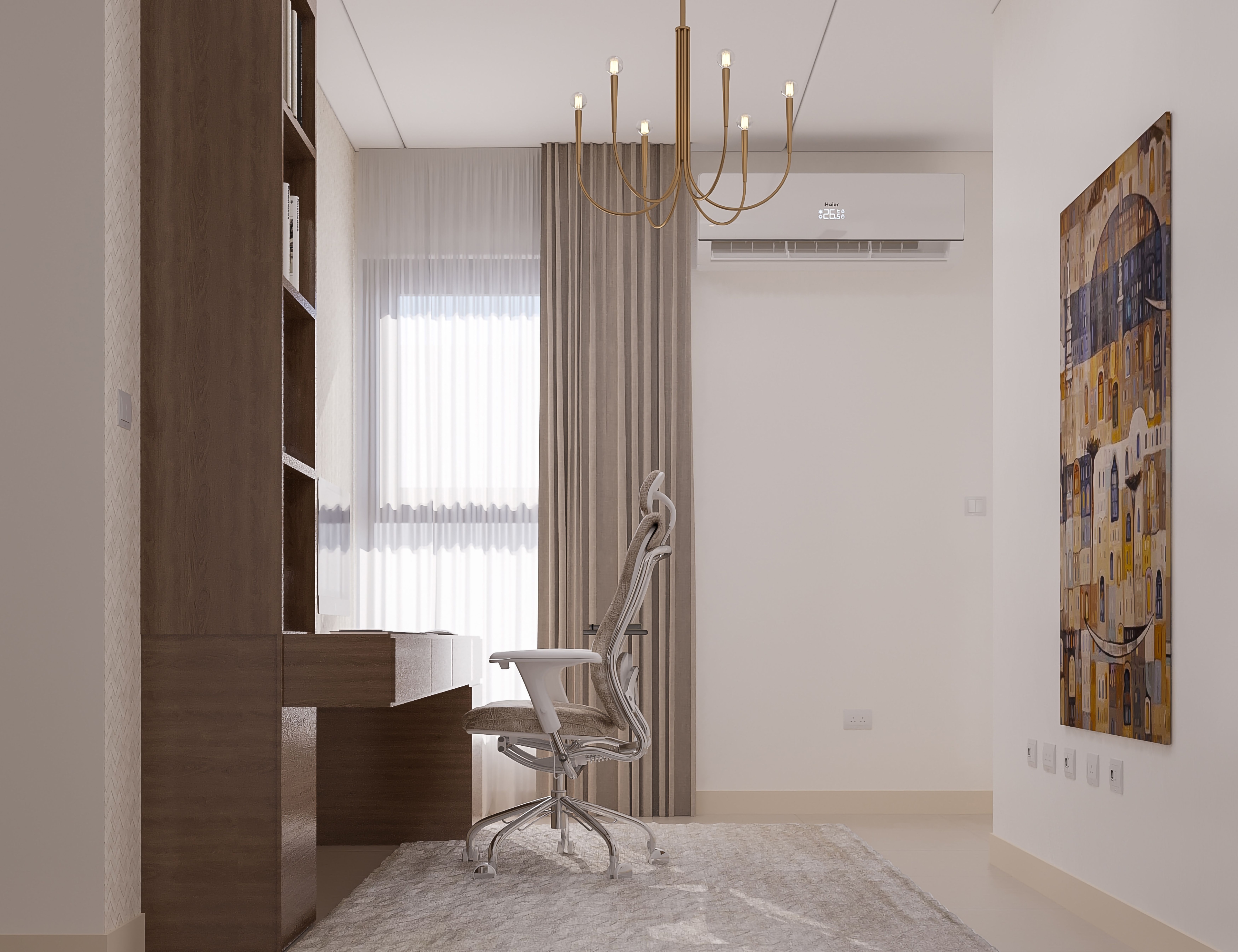 Central Region Villa Type 03 Bedroom 4 غرفة نوم