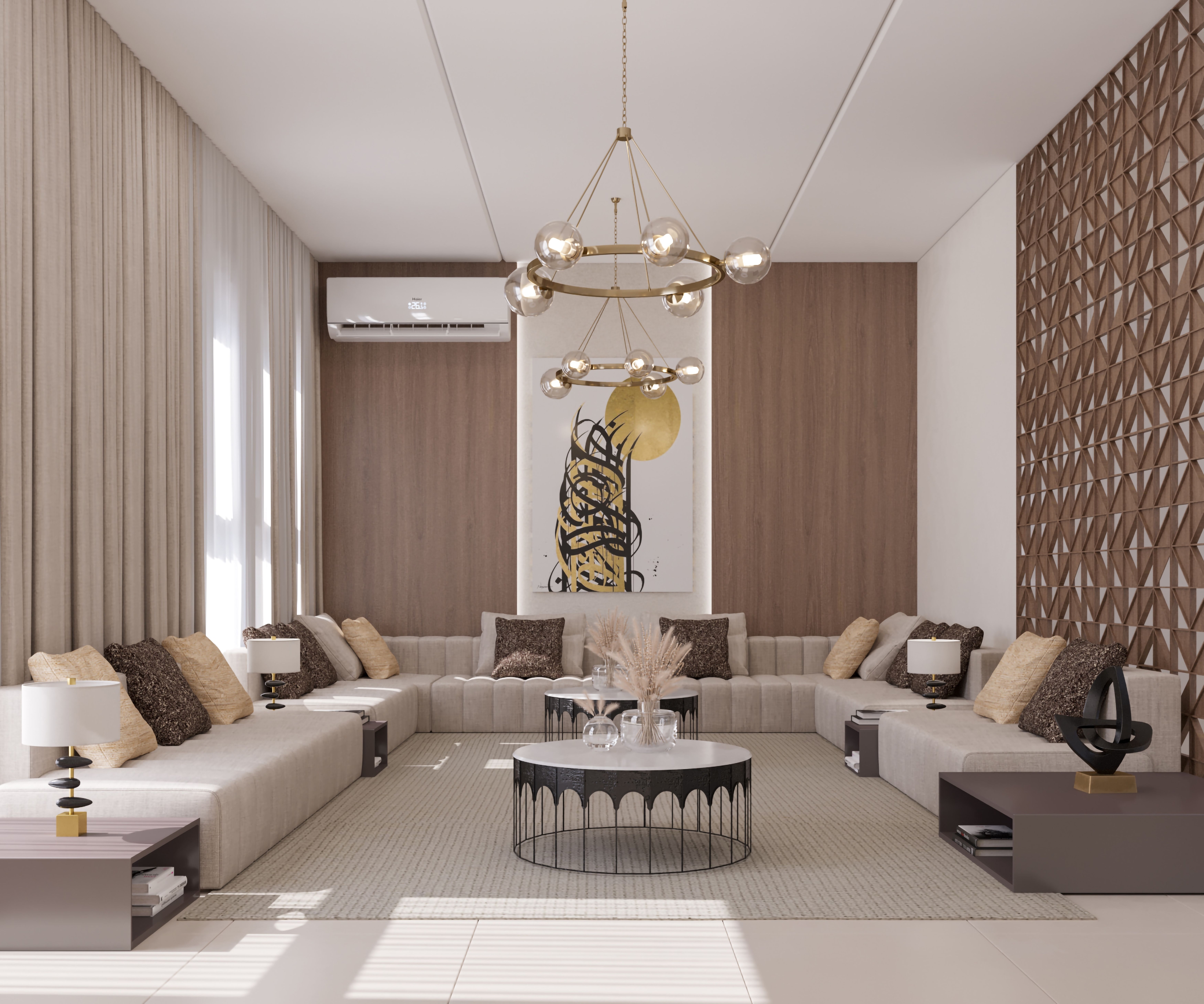 Central Region Villa Type 03 Living 2 غرفة معيشة