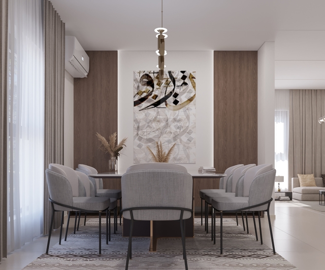 Central Region Villa Type 03 Living غرفة معيشة