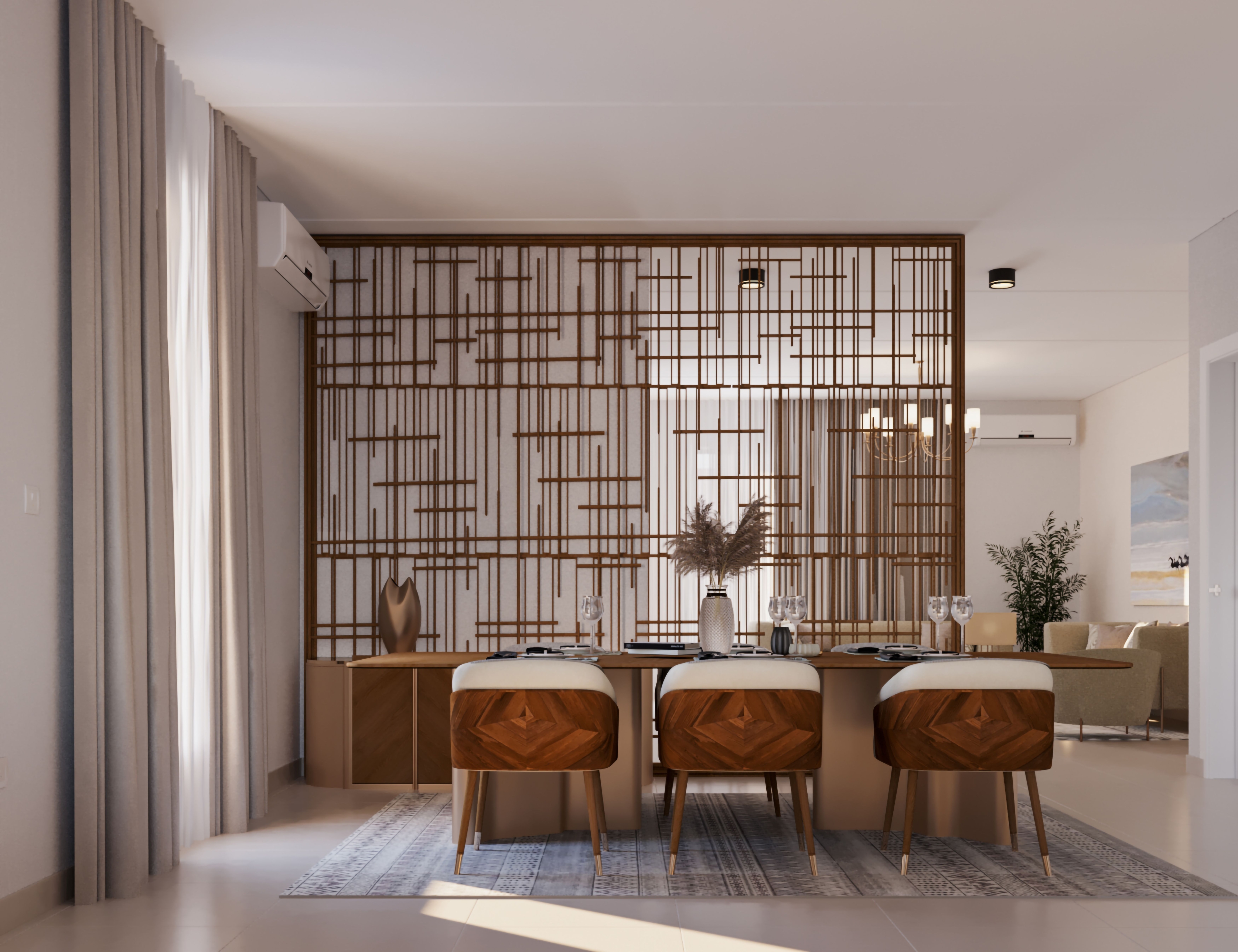 Central Region Villa Type 02 Living 2 غرفة معيشة