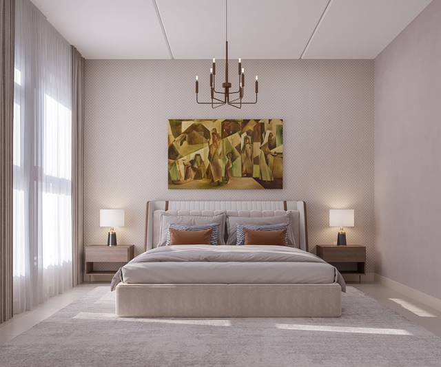 Central Region Villa Type 03 Bedroom غرفة نوم