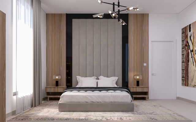 Central Region Villa Type 02 Bedroom 1 غرفة نوم