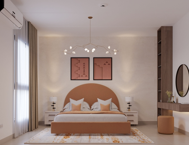 Central Region Townhouse Type 03 Bedroom2 غرفة نوم