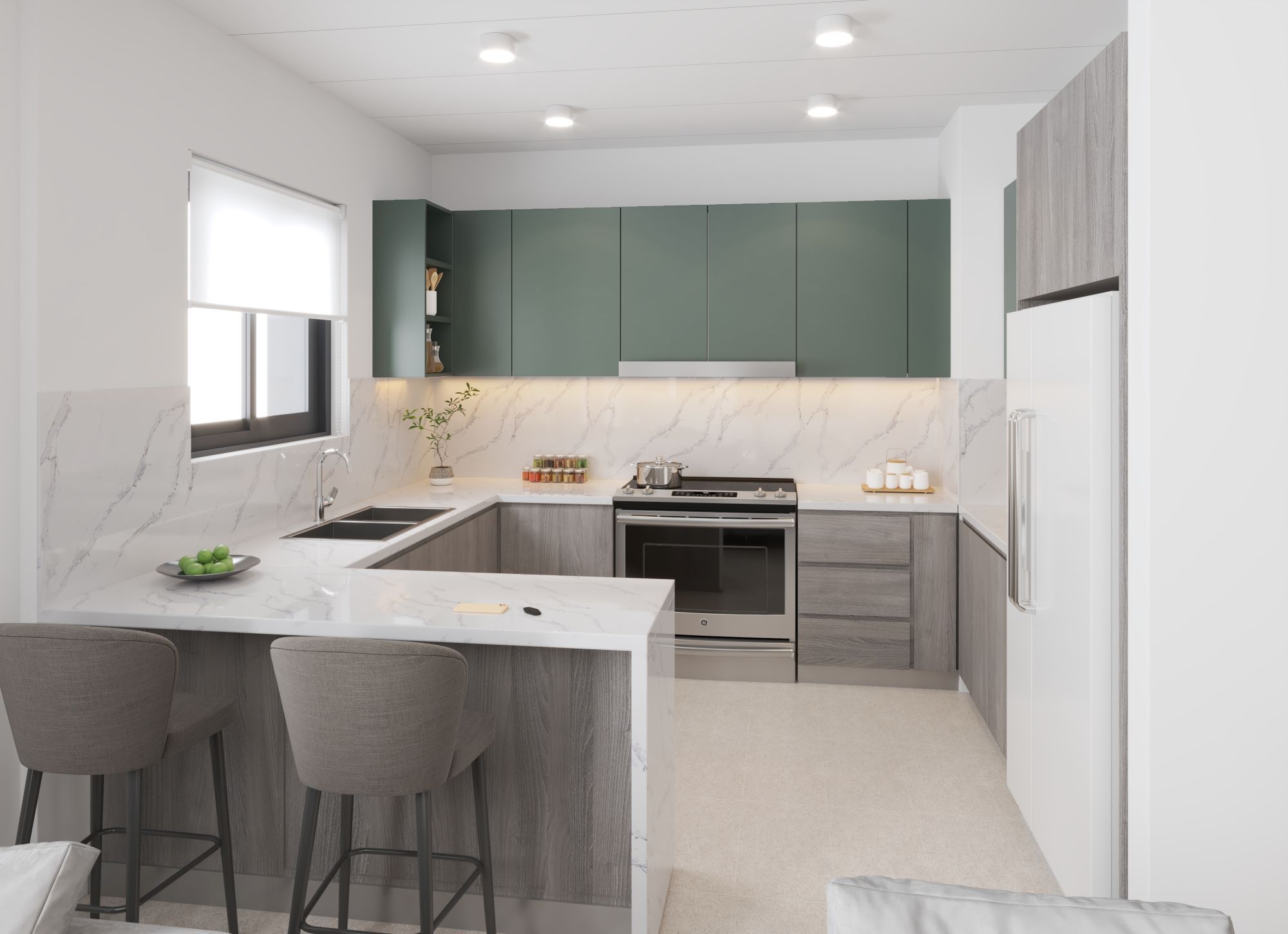 Duplex Type1 Kitchen | المطبخ