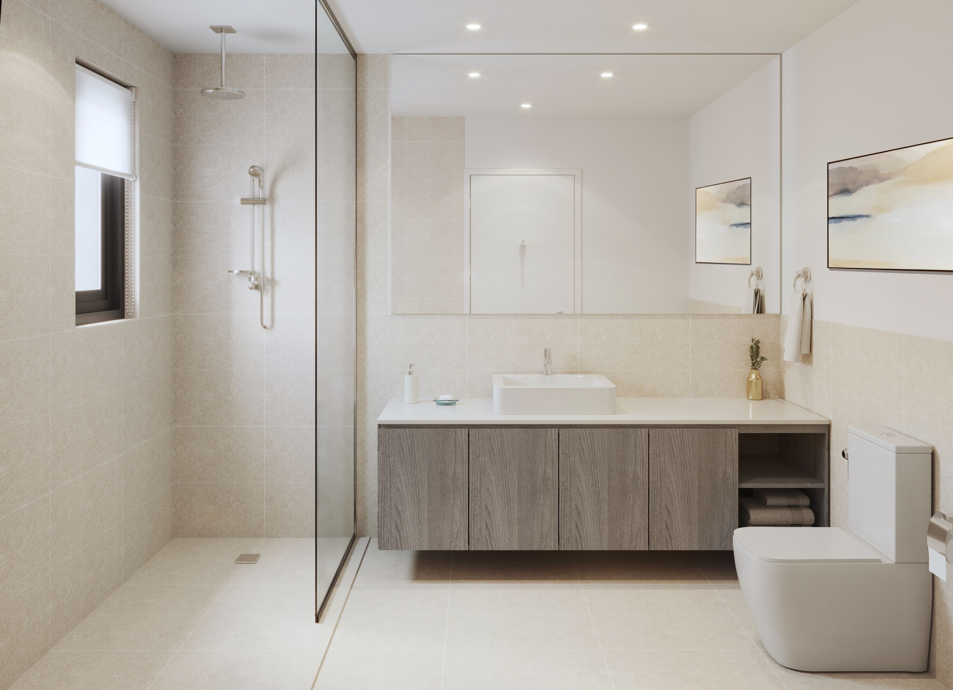 Duplex Type 02 Master Bathroom | دورة مياه
