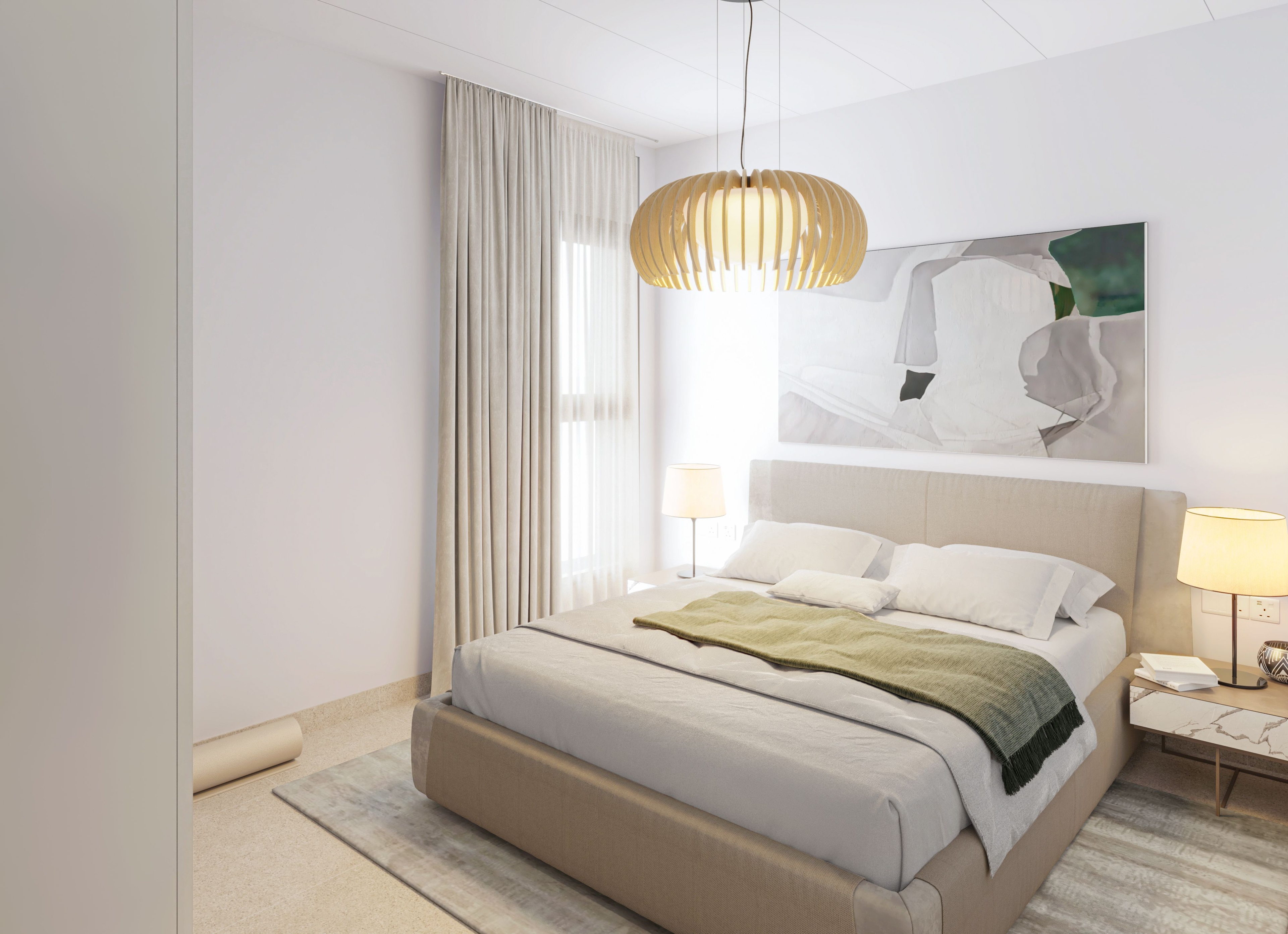 Duplex Type 4 Bedroom 01 | غرفة نوم