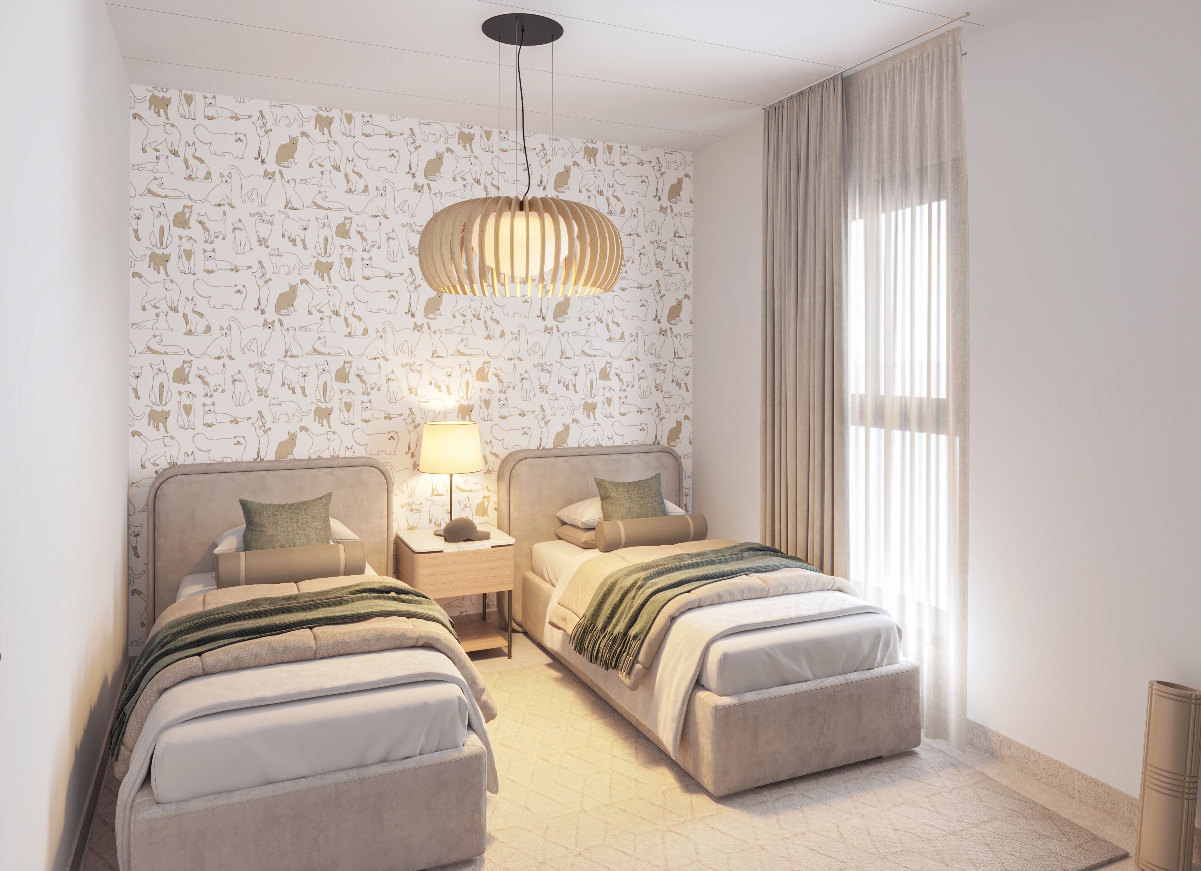 Duplex Type 04 Bedroom | غرفة نوم