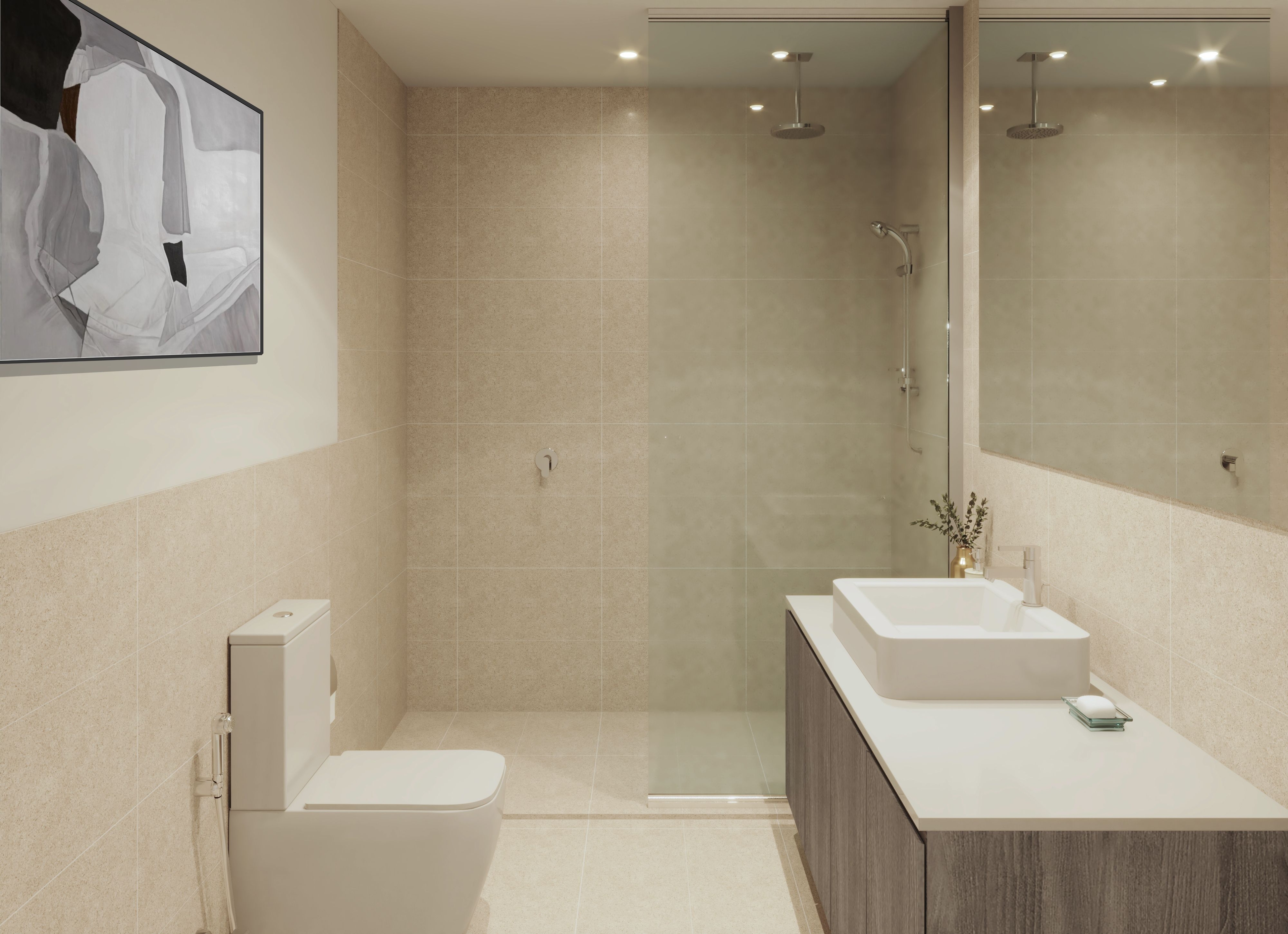 Duplex Type 04 Master Bathroom | دورة مياه