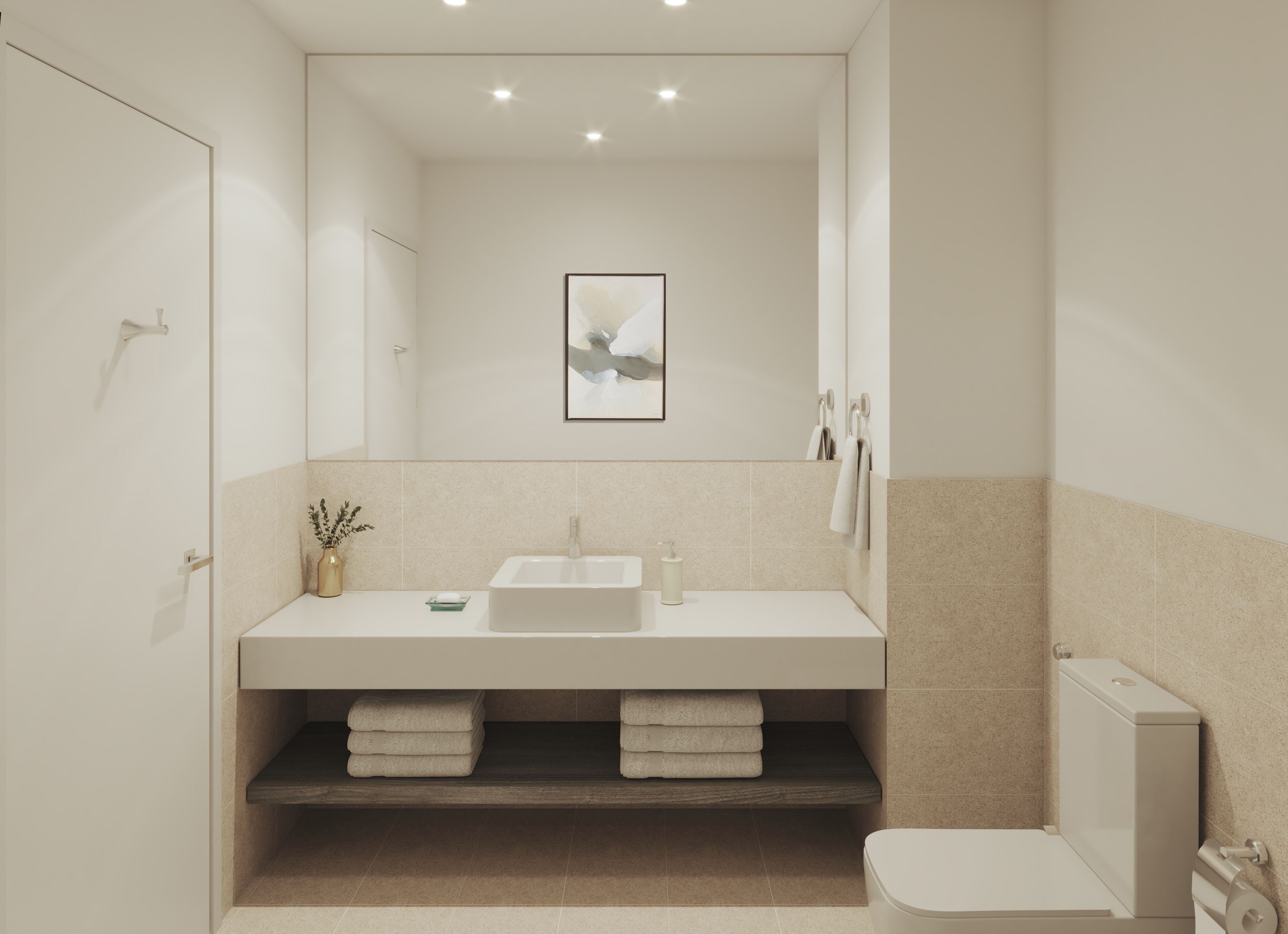 Duplex Type 04 Service Bathroom | دورة مياه
