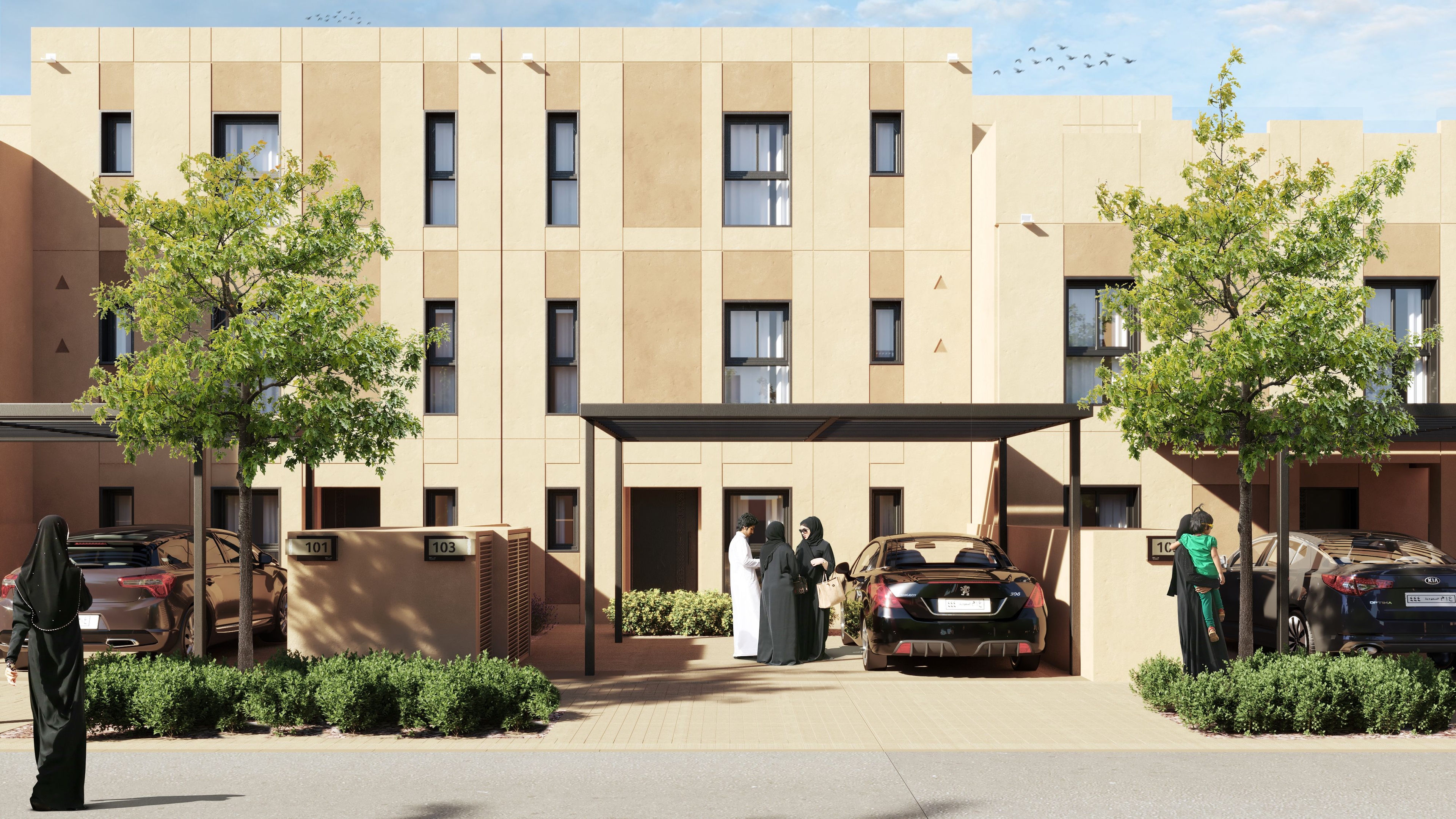 Central Region Townhouse Type-03 Traditional | تاون هاوس 3