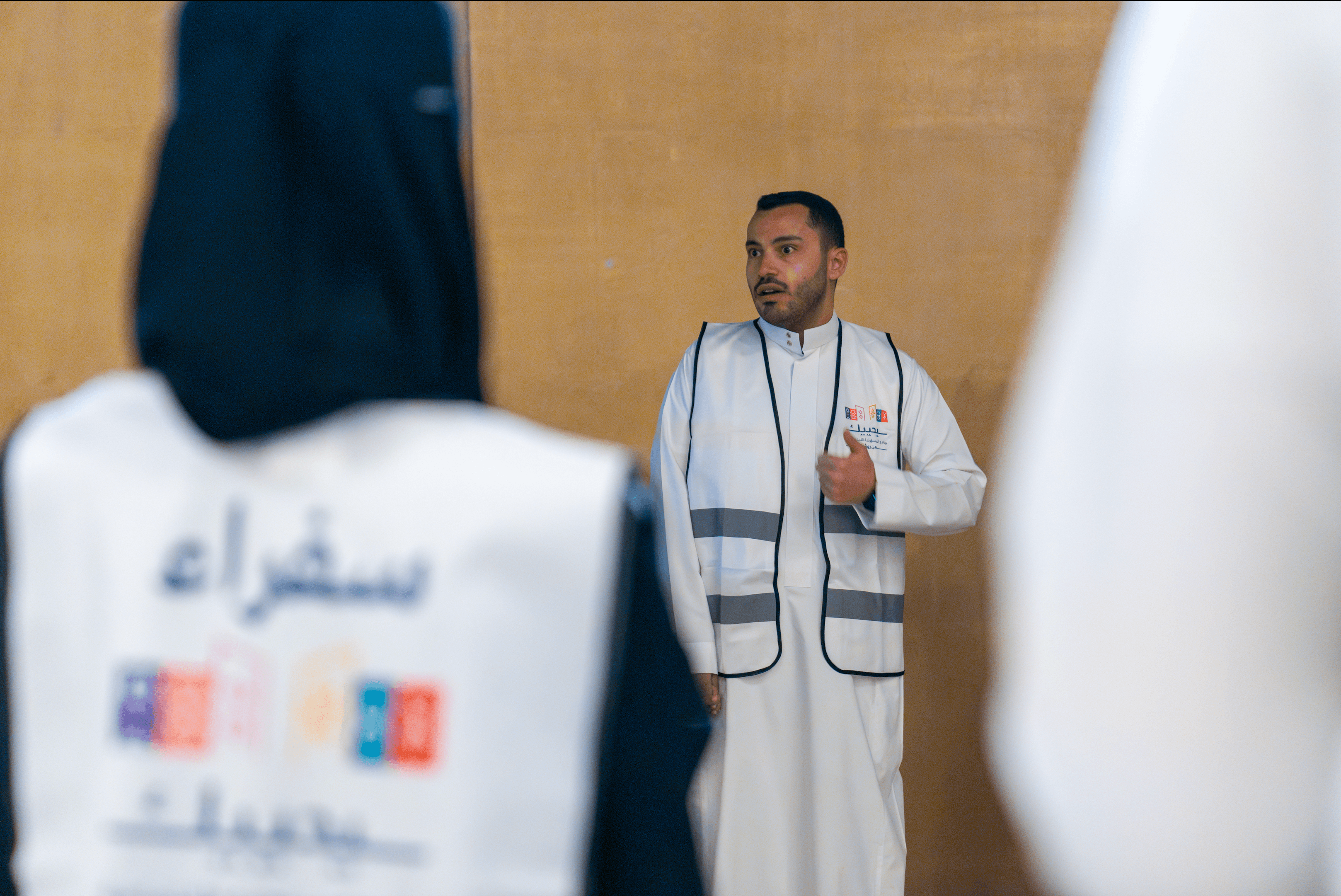 ROSHN Group ambassadors participating in the Social Responsibility Program