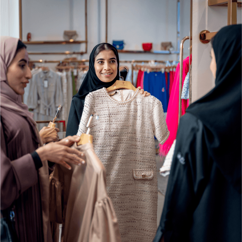 Shopping at ROSHN Front