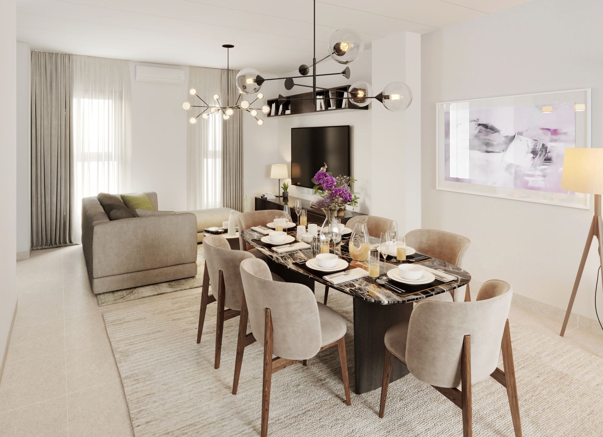 ALMANAR TH1 Dining | غرفة الطعام TH1 المنار