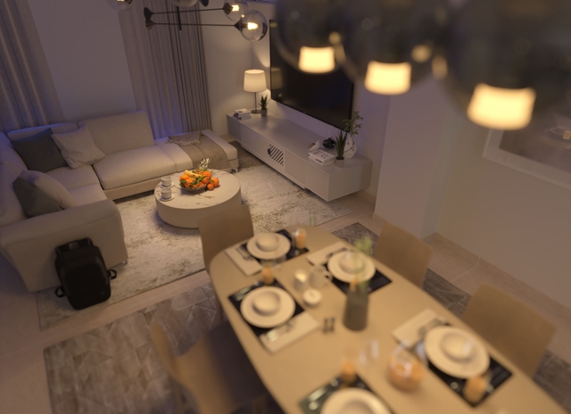 Central Region Townhouse Type-01 Dining and Majlis | غرفة طعام ومجلس