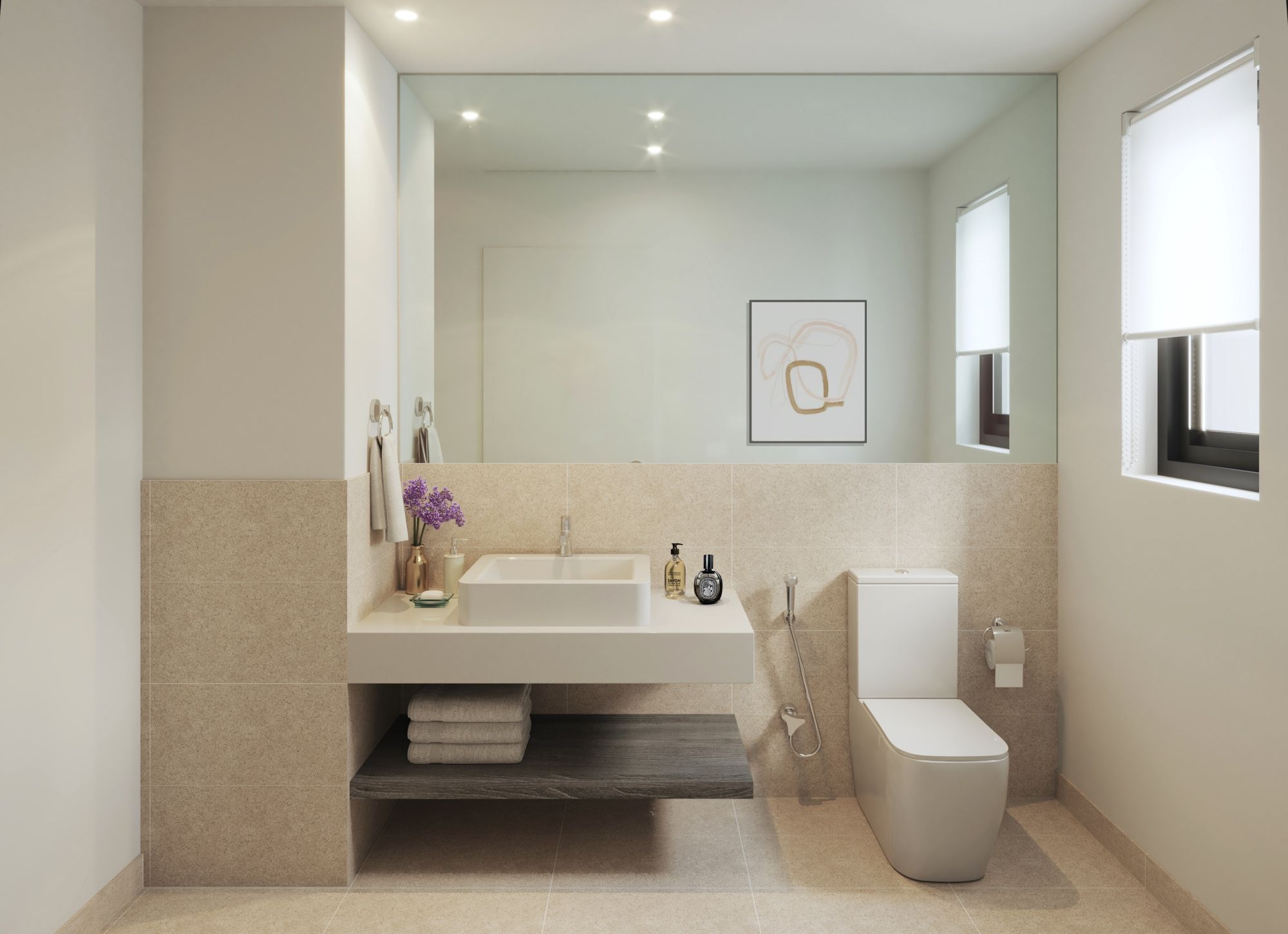 ALMANAR DT1 Service Bathroom | دورة مياه DT1 المنار