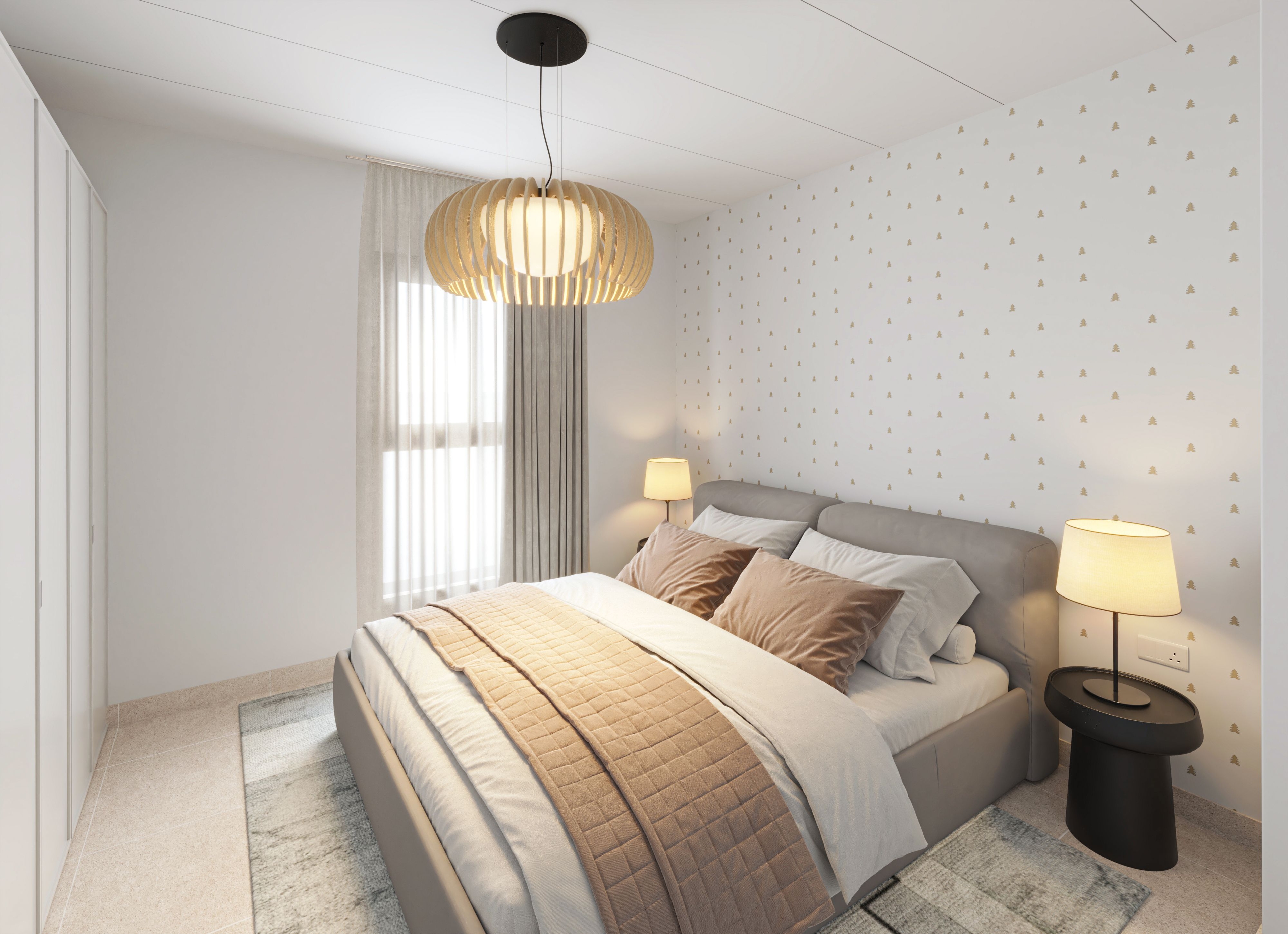 Central Region Townhouse Type-01 Bedroom 02 | غرفة نوم