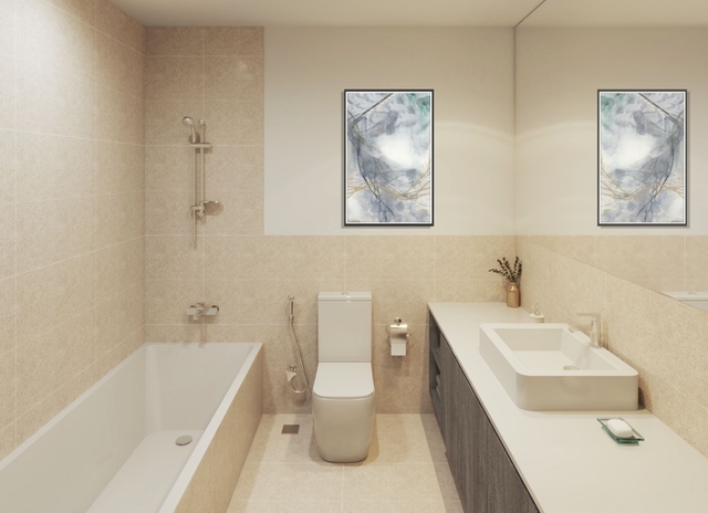Western Region Townhouse Type1 Family Bathroom | دورة مياه
