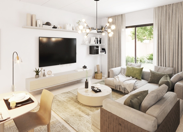 Central Region Townhouse Type-01 Living | غرفة معيشة