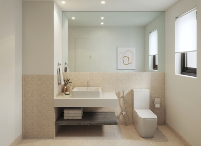 Central Region Townhouse Type-01 Service Bathroom | دورة مياه