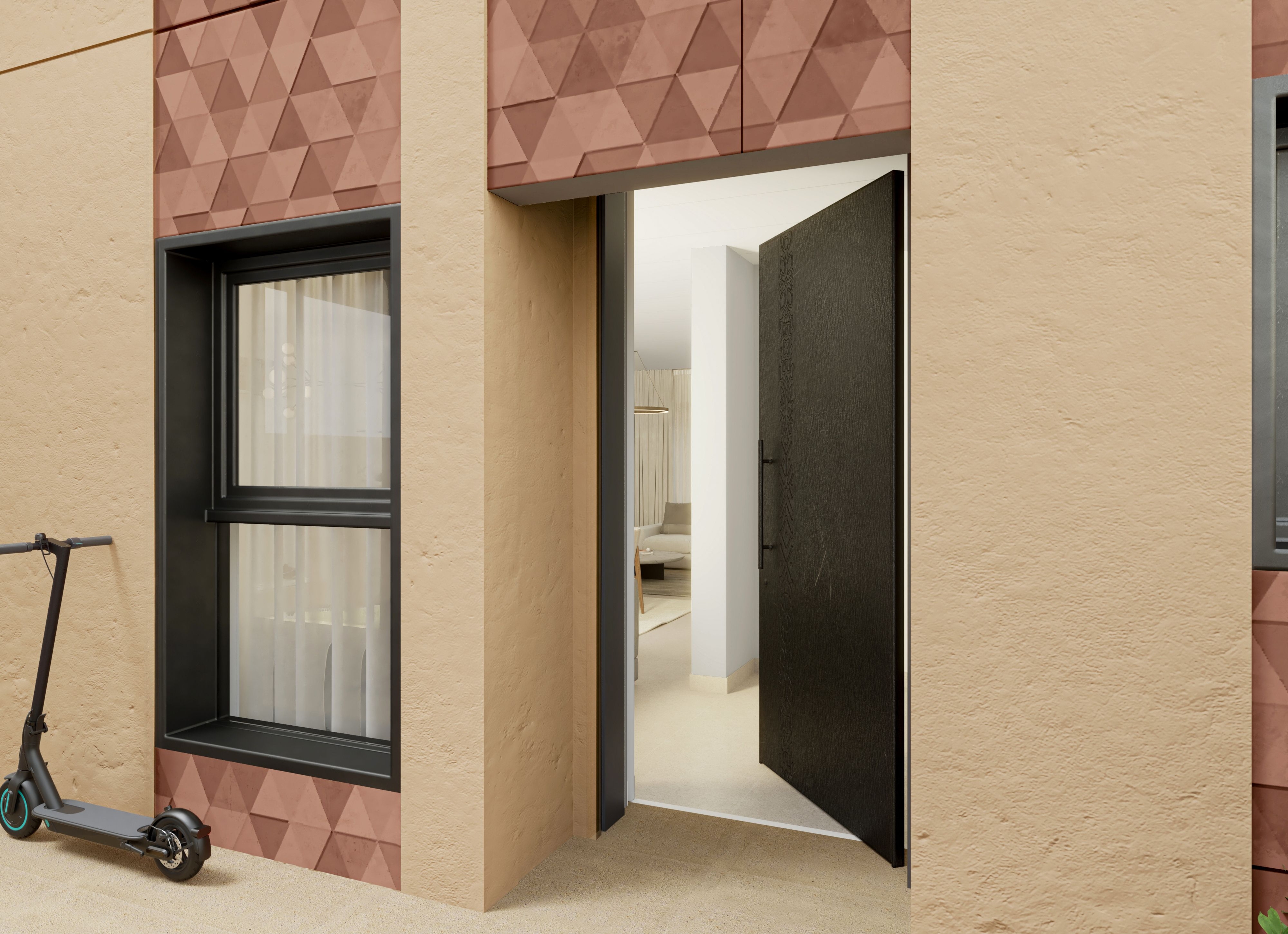 Central Region Townhouse Type-03 Entrance | المدخل