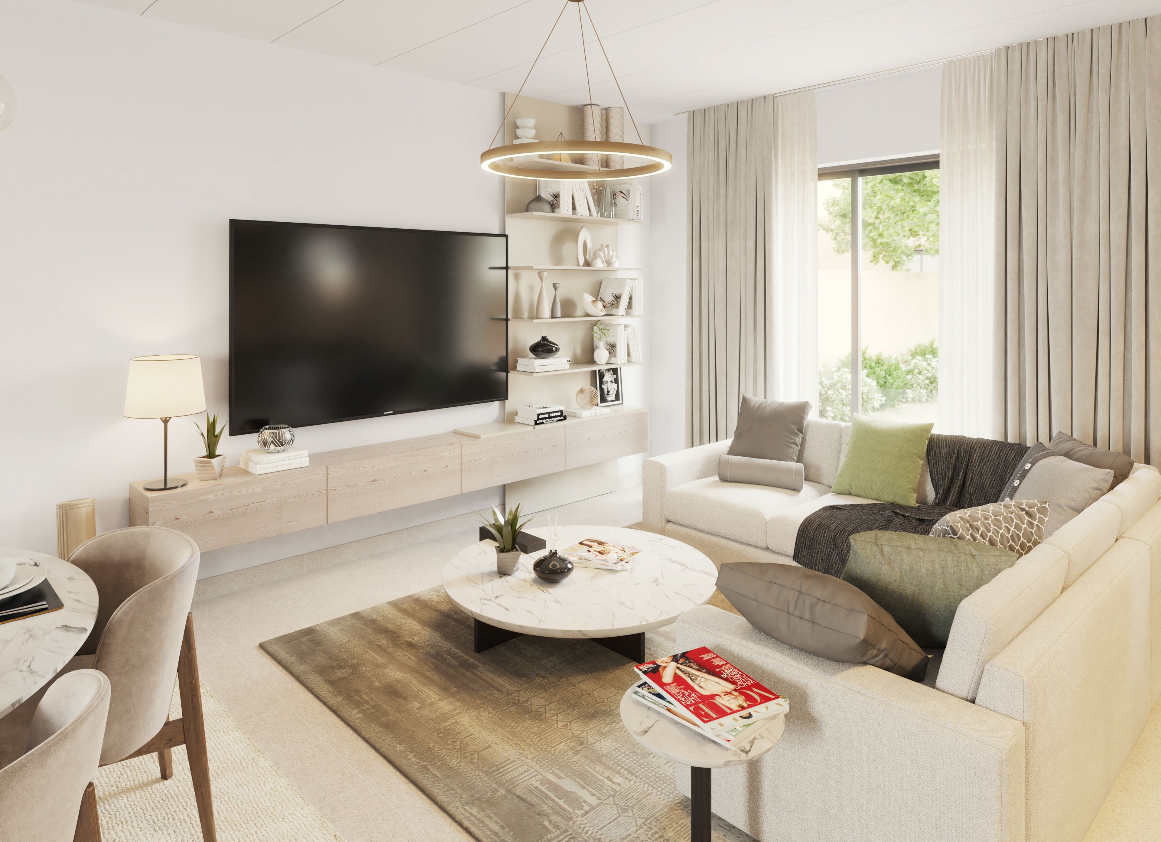 Central Region Townhouse Type-03 Living 02 | غرفة معيشة