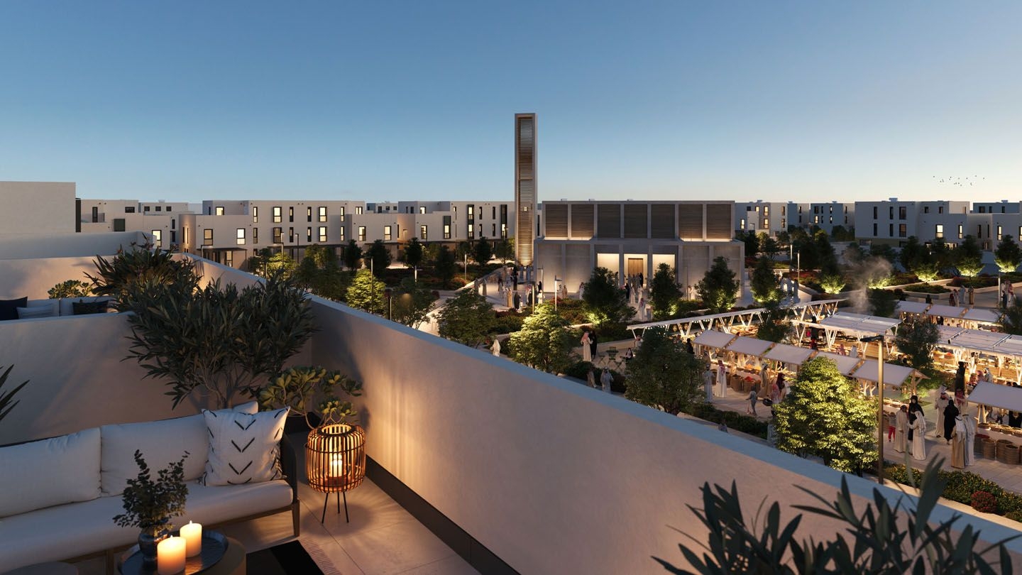 Aerial shot of MARAFY residential area | لقطة جوية لمنطقة مرافي السكنية