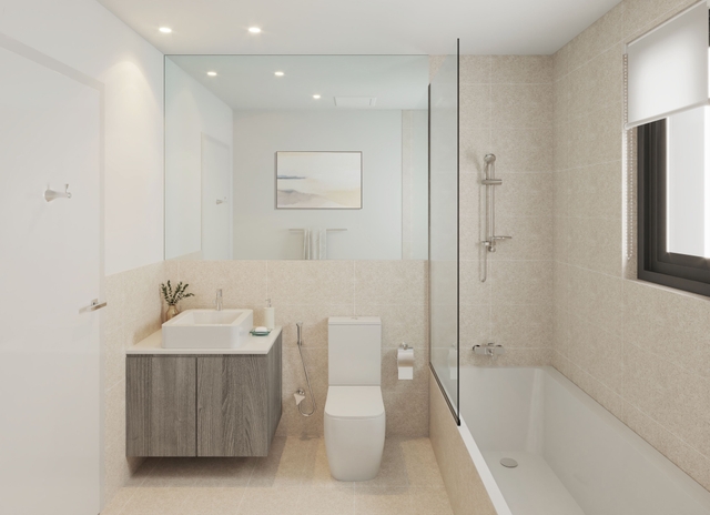 Central Region Villa Type C10 Family Bathroom | دورة مياه