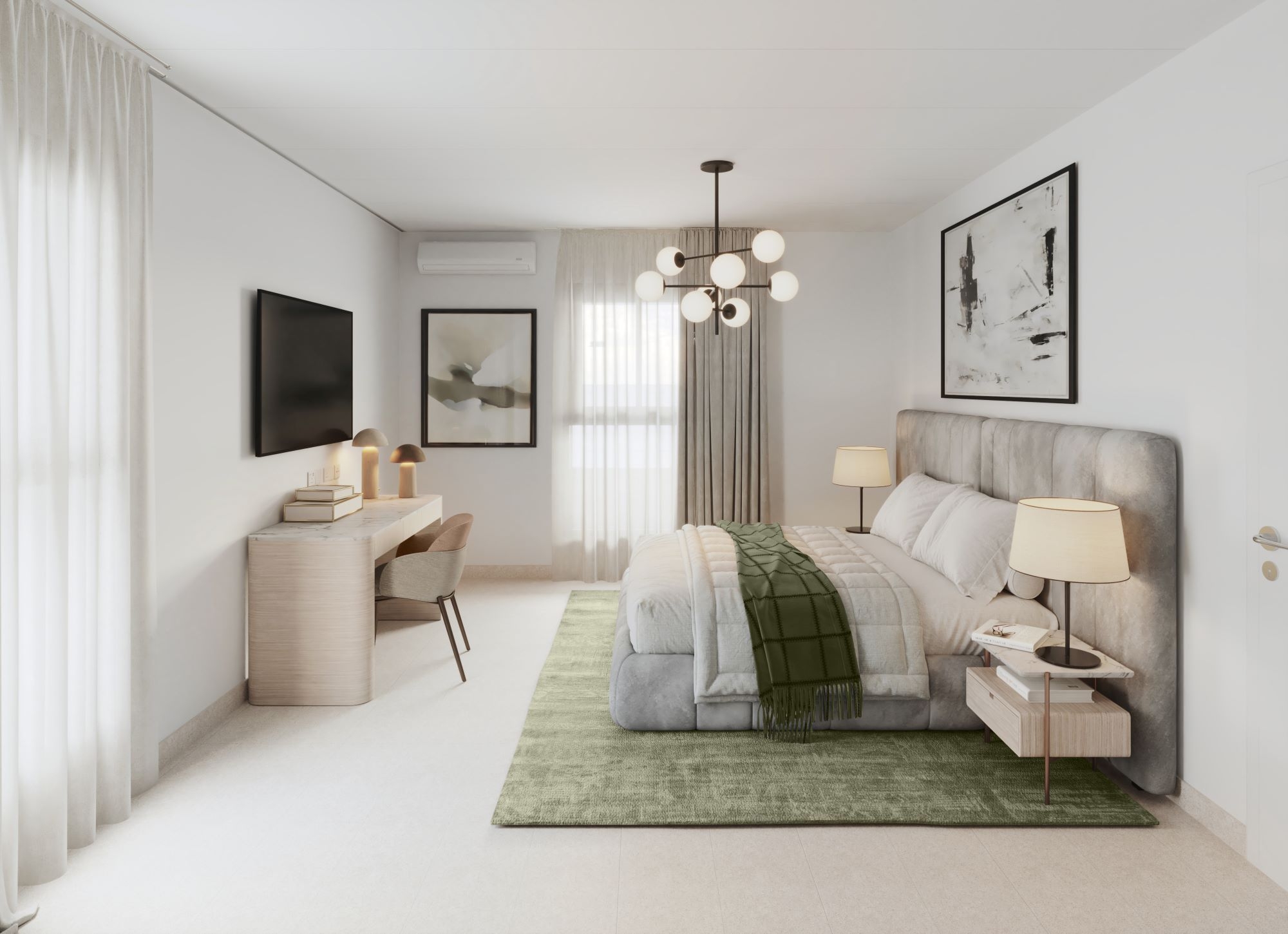 Villa Type 01 Master Bedroom | غرفة نوم