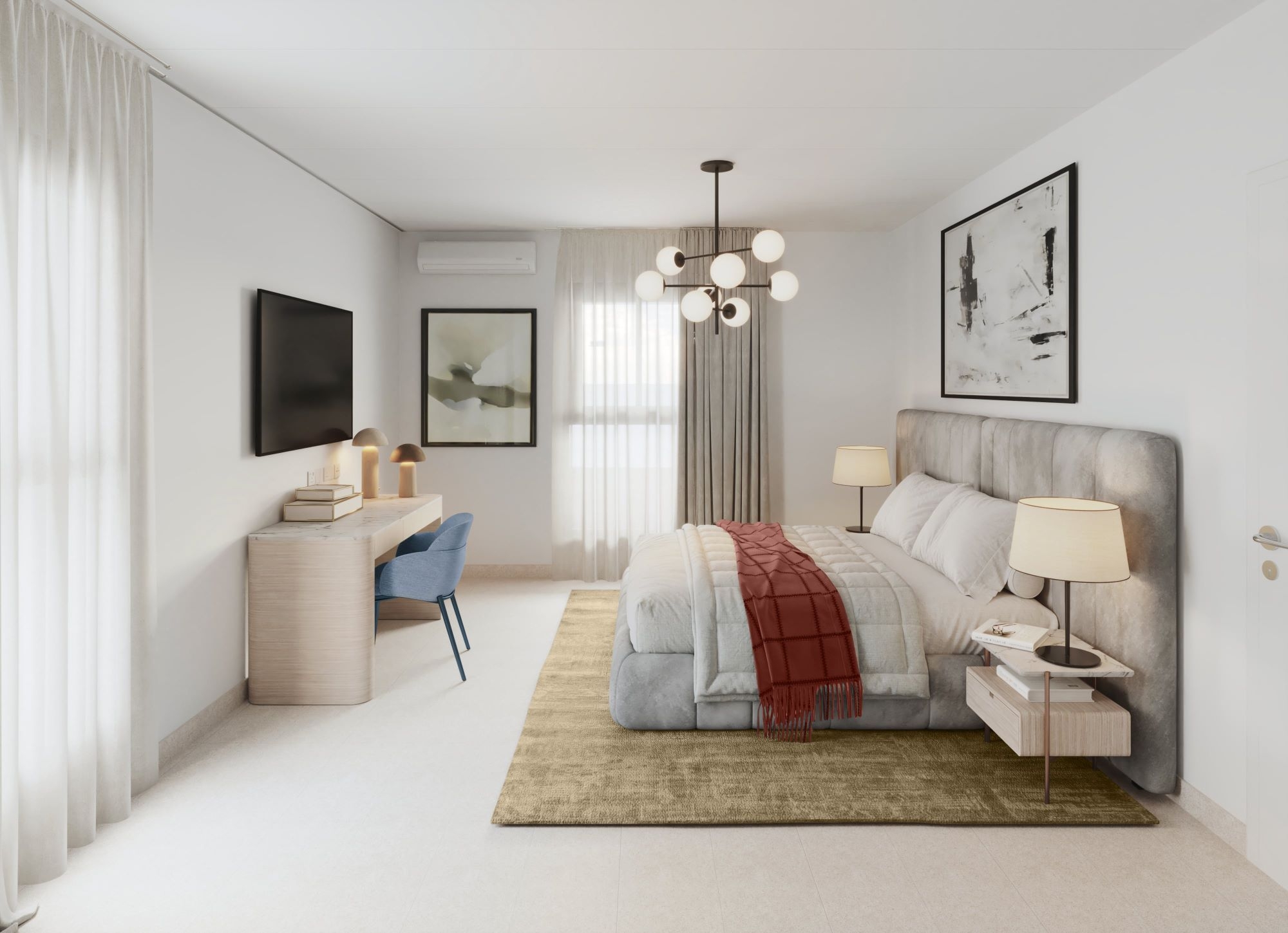 Western Region Villa Type1 Master Bedroom | غرفة نوم