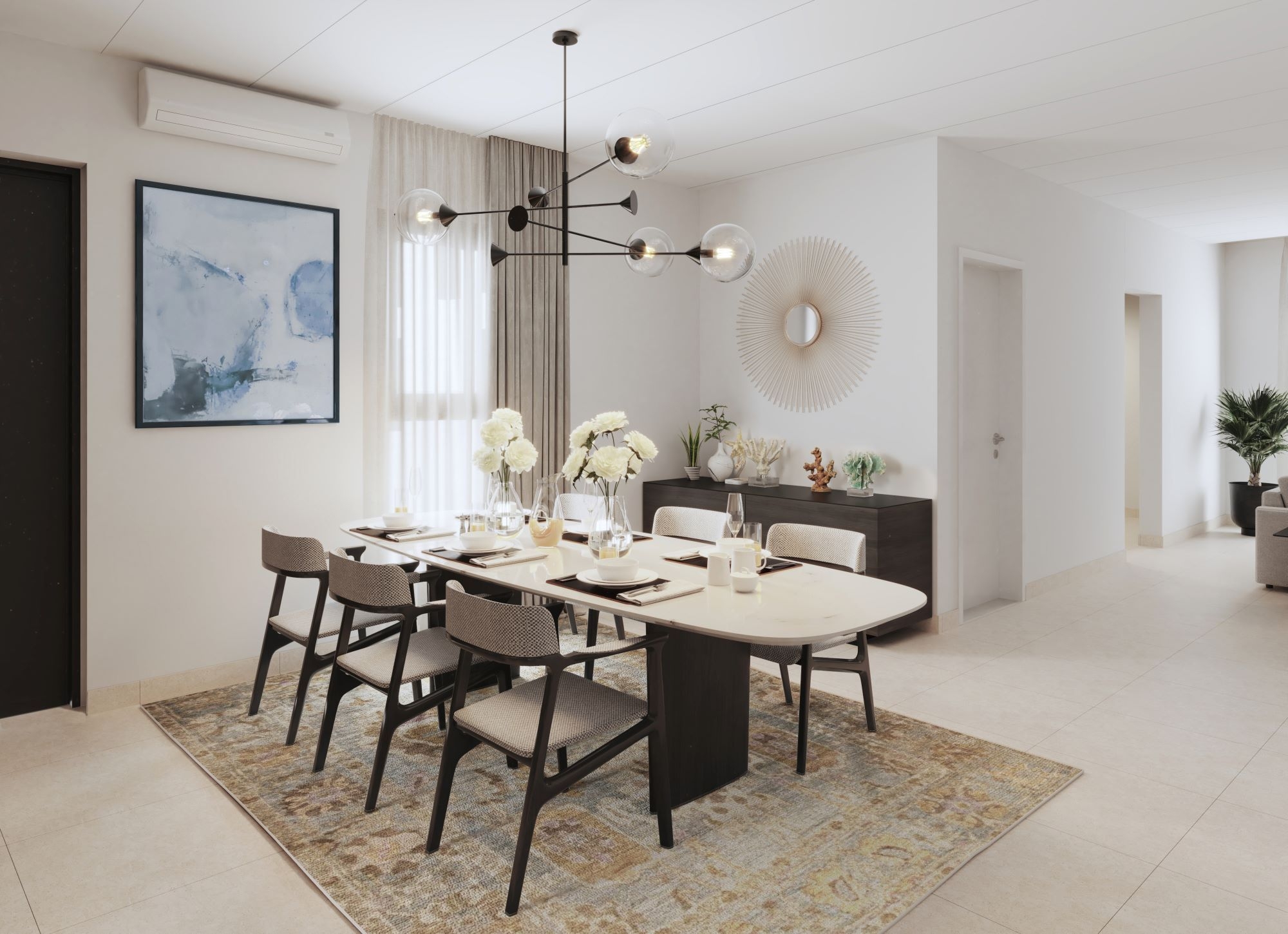 Western Region Villa Type2 Dining | غرفة طعام