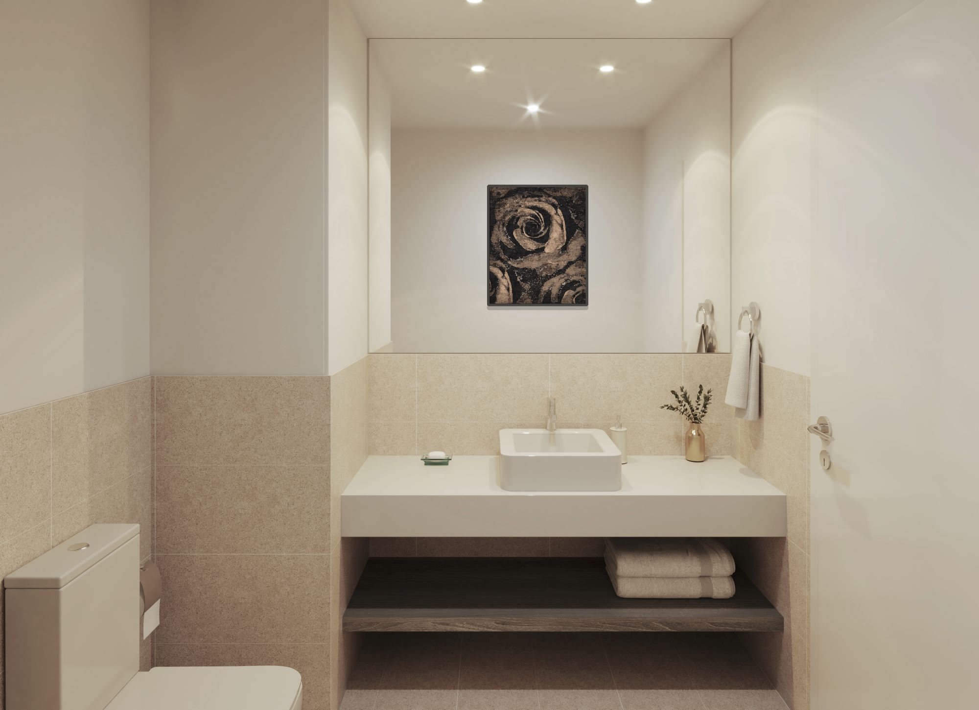 Western Region Villa Type2 Service Bathroom | دورة مياه