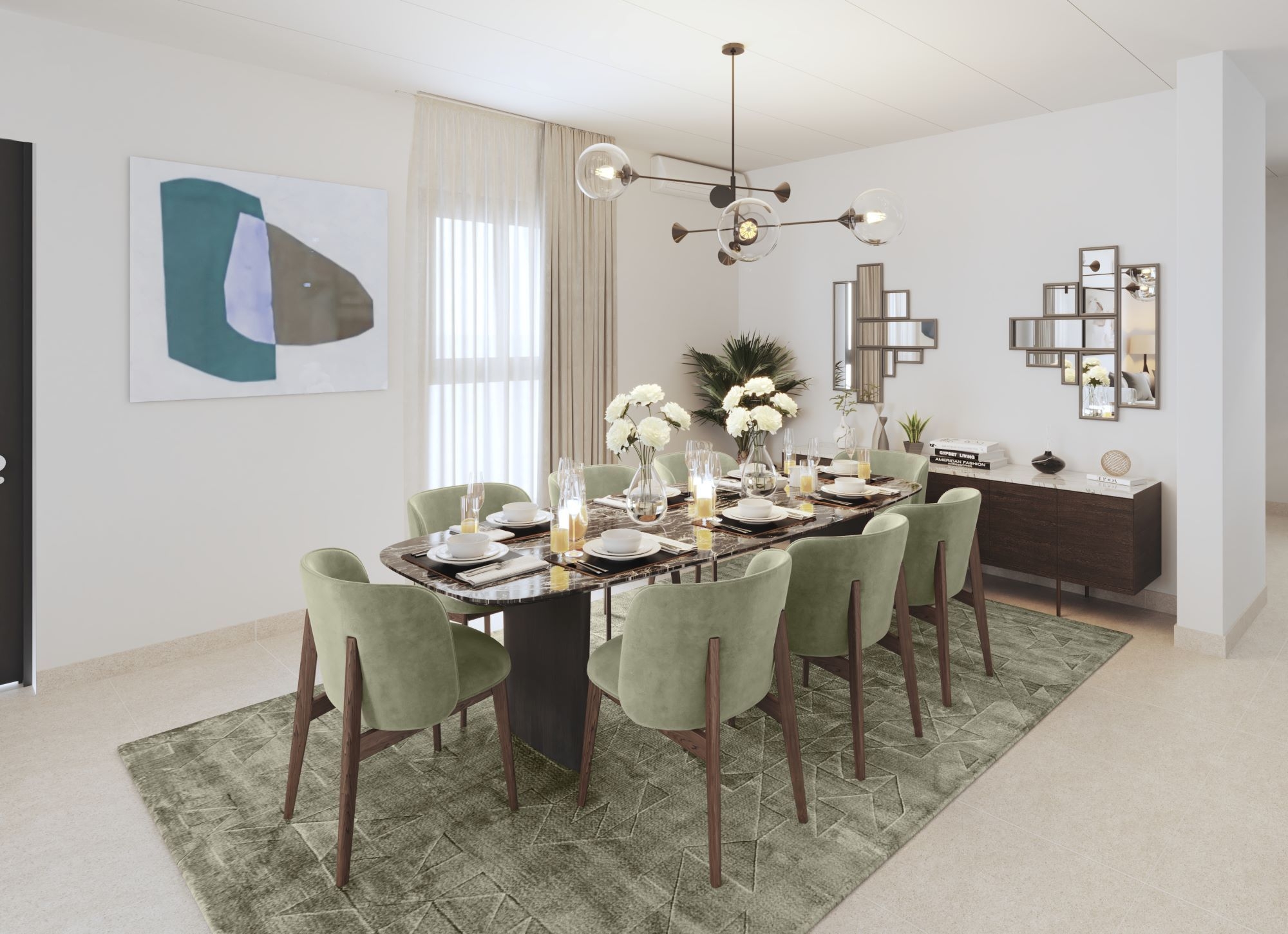 Villa Type 03 Dining | غرفة الطعام