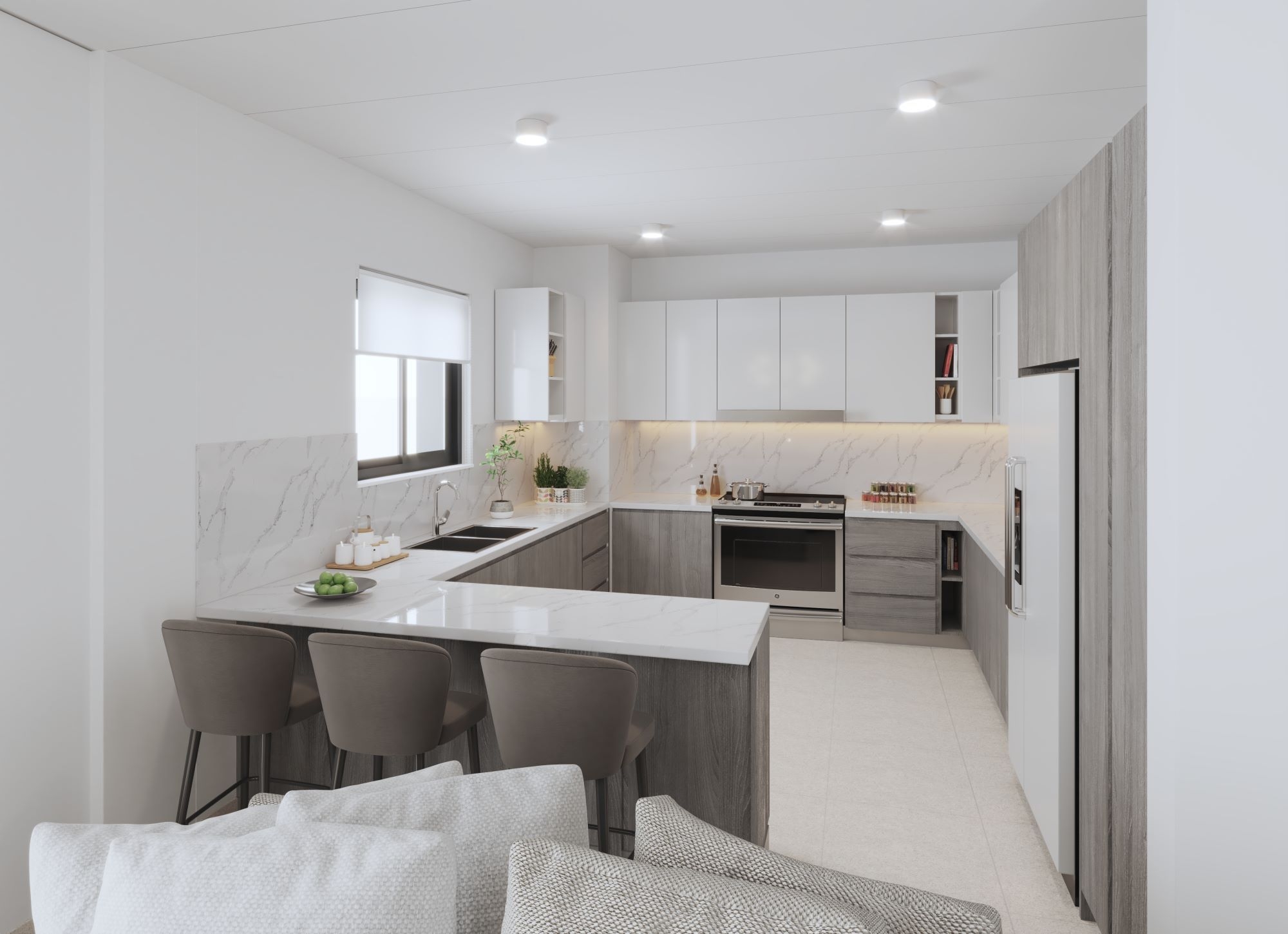 Western Region Villa Type4 Kitchen | مطبخ