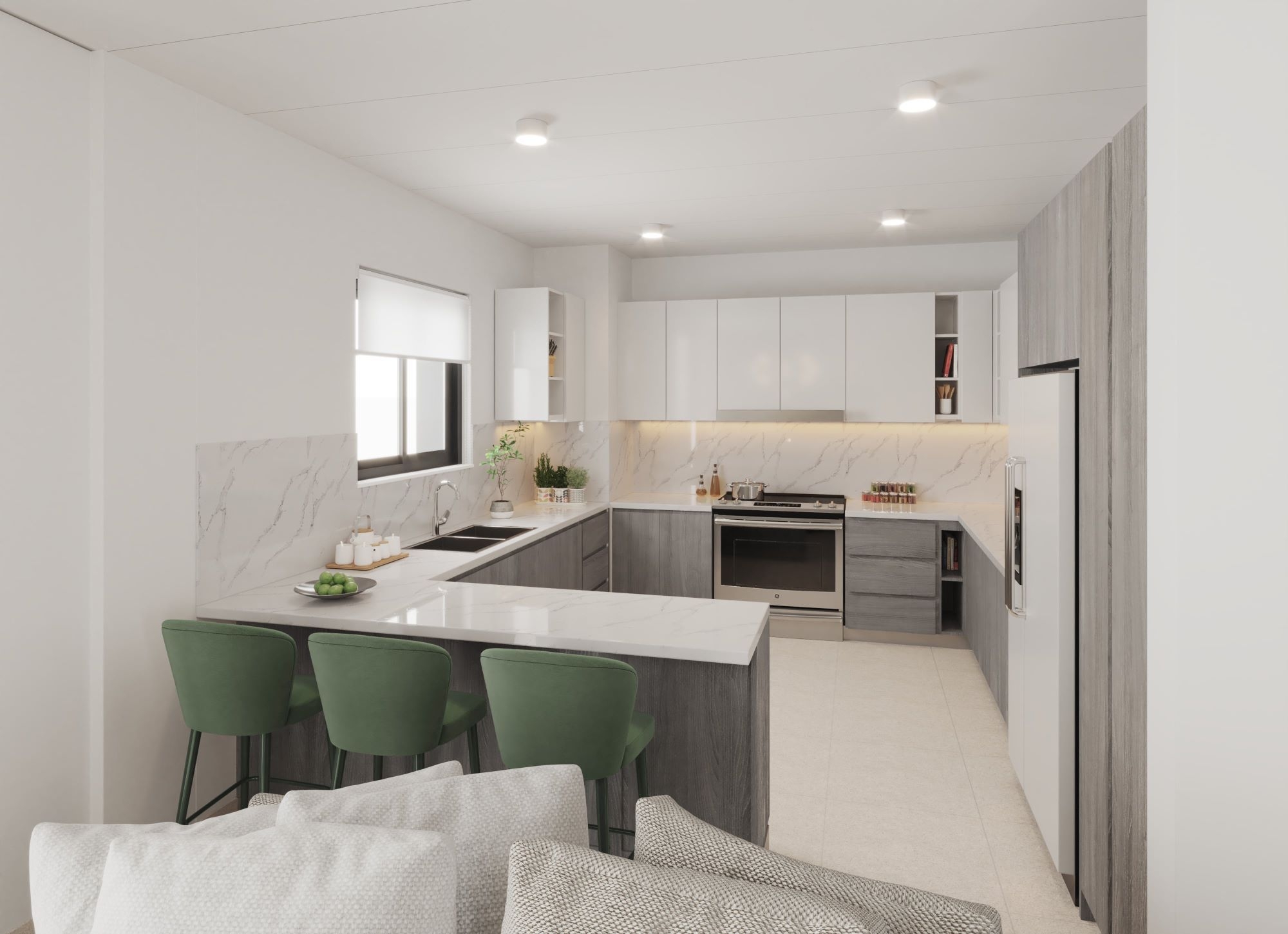 Western Region Villa Type4 Kitchen | مطبخ