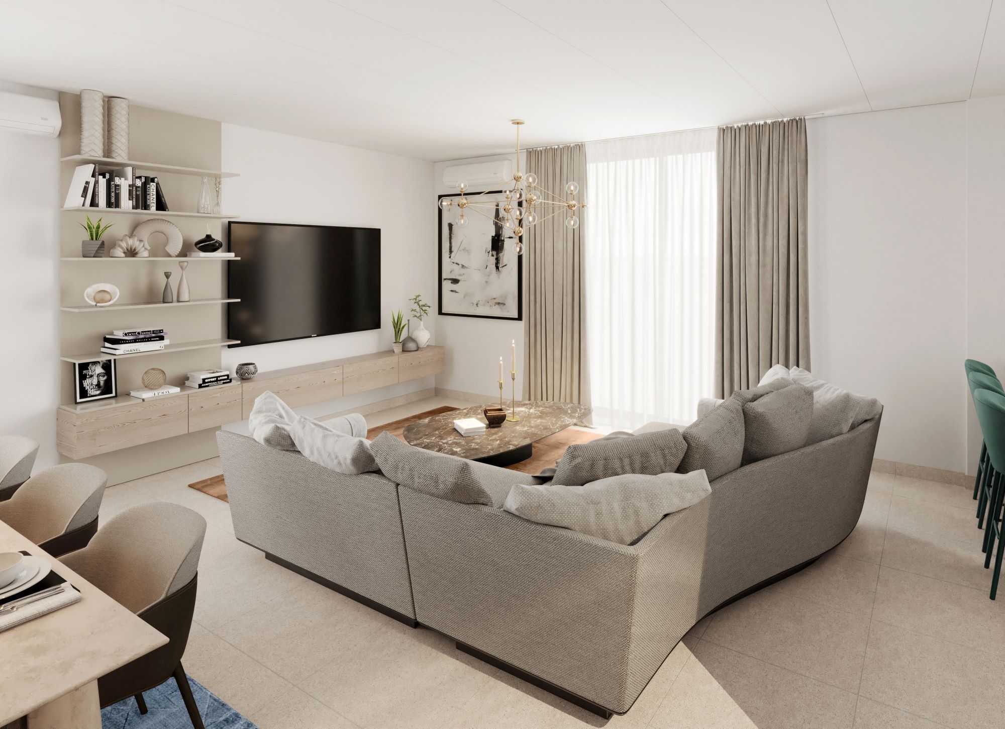 Western Region Villa Type4 Living | غرفة معيشة