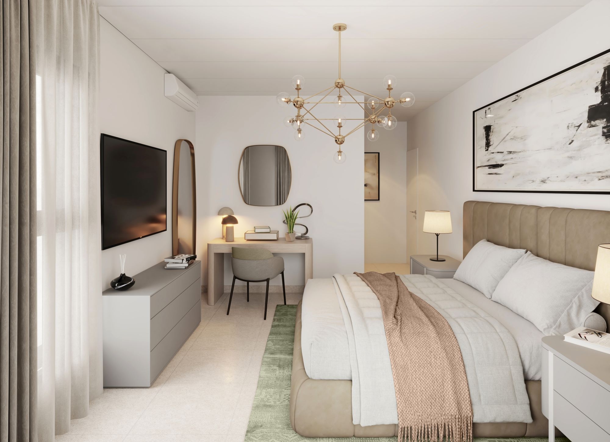 Villa Type4 Master Bedroom | غرفة نوم رئيسية