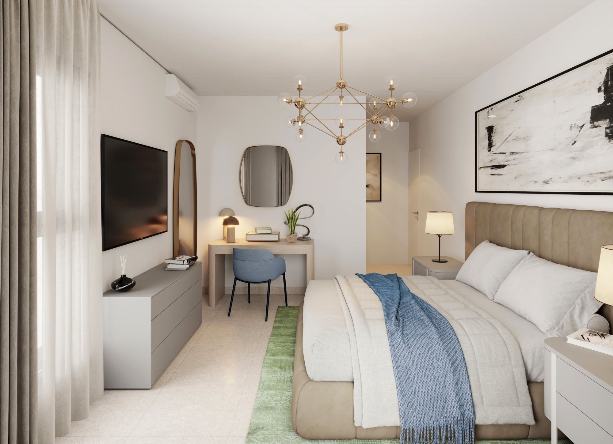 Western Region Villa Type4 Master Bedroom | غرفة نوم