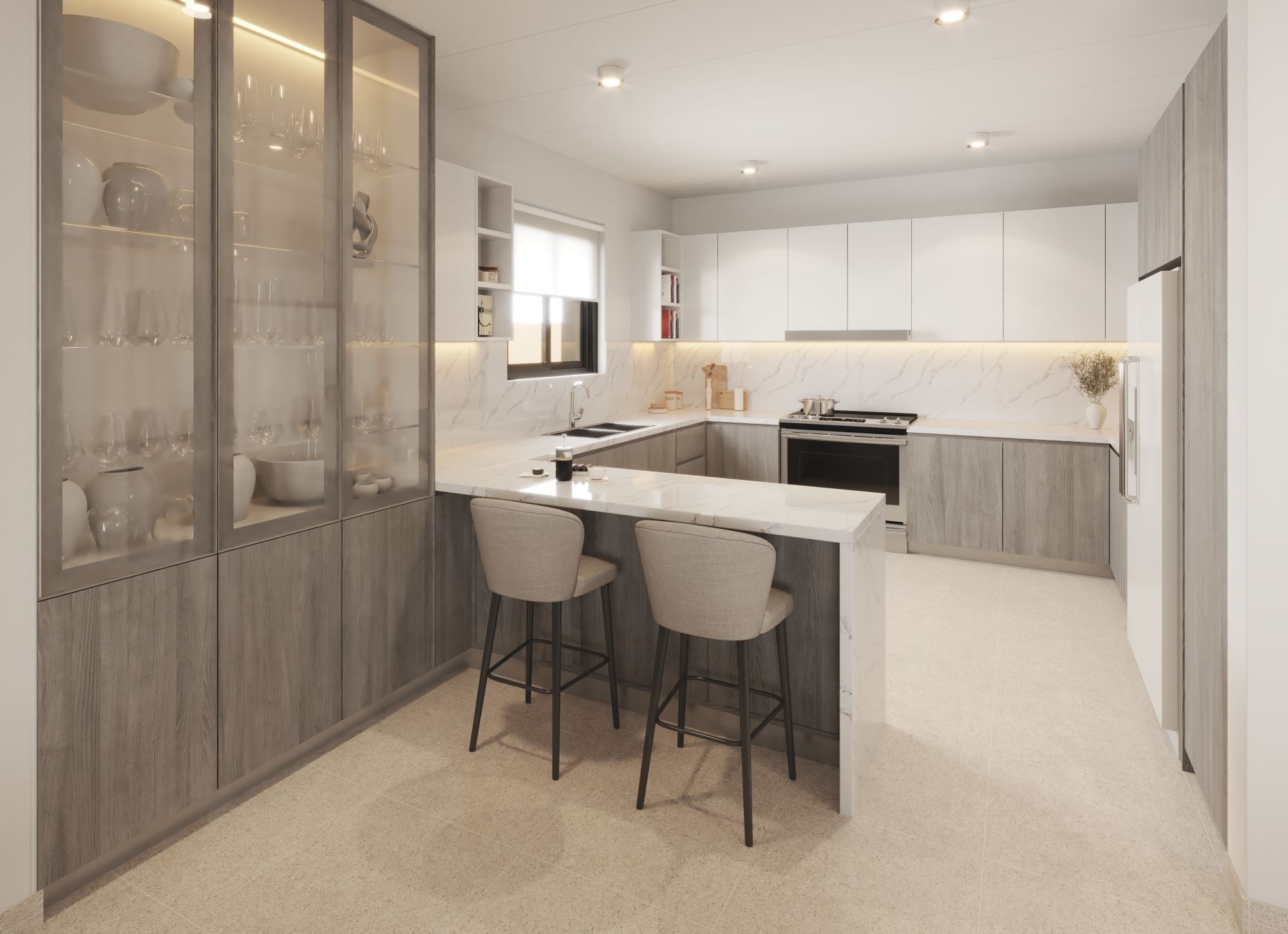 Villa Type C20 Kitchen | مطبخ