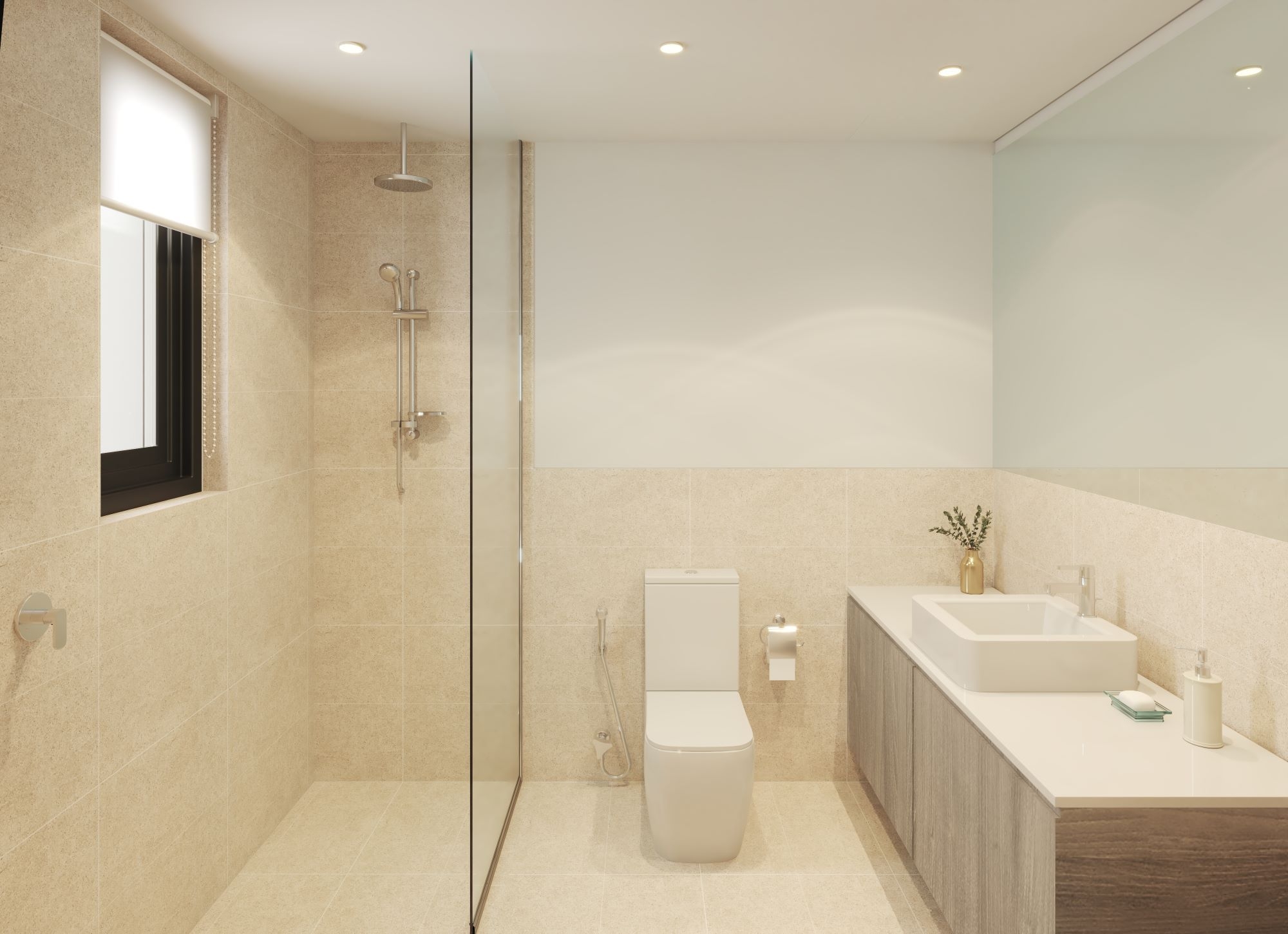 Villa Type C20 Master Bathroom | دورة مياه